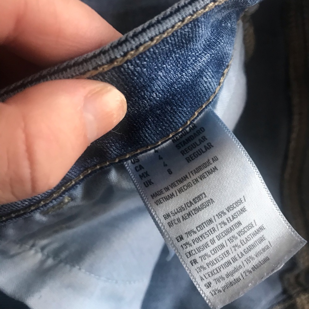 American Eagle Medium Wash Stretch Skinny Jeans